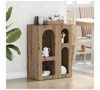 Sideboard Artisan Oak 59x35x80.5cm Engineered Wood Modern Storage Cabinet Dining