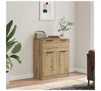 Sideboard Artisan Oak 60x30x70 cm Engineered Wood Compact Storage Console Slims