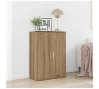 Sideboard Artisan Oak 60x31x84cm Engineered Wood 2-Door Modern Durable ShelfUnit