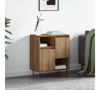 Sideboard Artisan Oak 60x35x70cm Engineered Wood 2-Door Modern Storage Unit Low