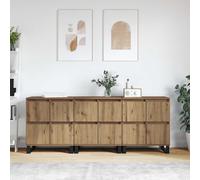 vidaXL Sideboard 3 pcs Artisan Oak 60 x 35 x 70 cm