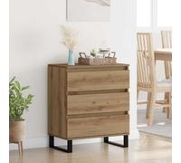 Sideboard Artisan Oak 60x35x70cm Engineered Wood Modern Storage Drawer for Home