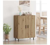 Sideboard Artisan Oak 69.5x34x90cm Engineered Wood 2-Door Storage Cabinet Living