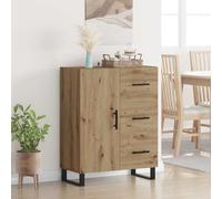 vidaXL Sideboard with Drawer Artisan Oak 69.5 x 34 x 90 cm