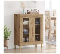 Sideboard Artisan Oak 69.5x34x90cm Engineered Wood Modern Storage Console Unit.