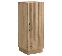 Sideboard Artisan Oak Engineered Wood 33 x 34.5 x 87 cm 1-Door Stylish Storage.