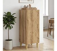 Sideboard Artisan Oak Engineered Wood 33 x 34.5 x 90 cm 1 Door 2 Shelves Vintage