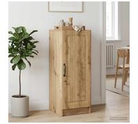 Sideboard Artisan Oak Engineered Wood 33x34.5x87cm Slim Storage Cabinet 1-Door.