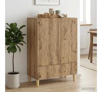 Sideboard Artisan Oak Engineered Wood 66 x 34.5 x 95 cm Vintage 2 Doors 1 Drawer