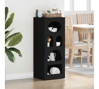 Sideboard Black 40x35x100.5cm Engineered Wood Minimalist Storage Unit Compact