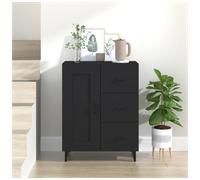 Vidaxl Sideboard Black 69.5X34X90 Cm Engineered Wood