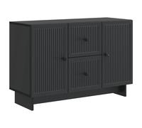 vidaXL Sideboard with Drawer Black 89 x 34.5 x 60 cm Engineered Wood