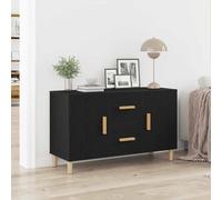 vidaXL Sideboard – Black Oak, Engineered Wood, 100x36x60 cm