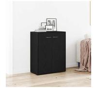vidaXL Sideboard Black Oak 60x30x75 cm Engineered Wood