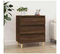 Sideboard Brown Oak 60x35x70cm Engineered Wood Modern Storage Drawer Unit Shelf