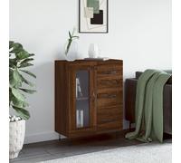 Sideboard Brown Oak 69.5x34x90 cm Engineered Wood Berkfield Home Brown One Size