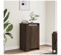 Sideboard Brown Oak Engineered Wood 45 x 35 x 75 cm 1 Door Compact Storage.