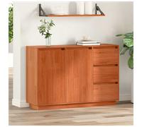Solid Wood Pine Sideboard Storage Shelf Indoor Furniture Multi Colours vidaXL