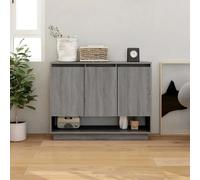 vidaXL Sideboard Grey Sonoma 97x31x75 cm Engineered Wood