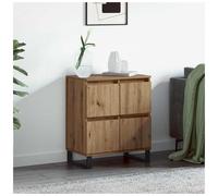Sideboard Cabinet Artisan Oak Ample Storage 60 x 35 x 70 cm Brown