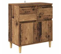 vidaXL Sideboard with Drawer Old Wood 60 x 35 x 70 cm Engineered Wood