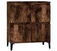 Vidaxl Sideboard Smoked Oak 60X35X70 Cm Engineered Wood, Brown