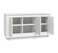 (white) vidaXL Sideboard Cabinet Cupboard Side Cabinet Home Organiser Engineered Wood