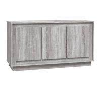 Vidaxl Sideboard Grey Sonoma 102X35X55 Cm Engineered Wood, Grey