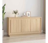 vidaXL Sideboard Sonoma Oak 102x35x55 cm Engineered Wood, Brown