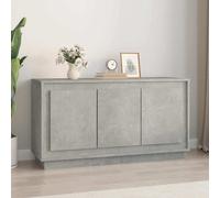 (concrete grey) vidaXL Sideboard Cabinet Cupboard Side Cabinet Home Organiser Engineered Wood