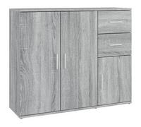 (grey sonoma) vidaXL Sideboard 91x29.5x75 cm Engineered Wood Storage Cabinet Multi Colours