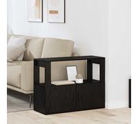 vidaXL Sideboard Black oak 80 x 30 x 60 cm Engineered wood