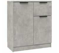 (concrete grey, 214) vidaXL Sideboard Cabinet Home Organiser Cupboard Side Cabinet Engineered Wood