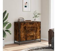 Sideboard Cabinet Home Storage Cupboard with Doors & 4 Drawers Kitchen Unit