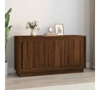 Sideboard Cabinet Home Storage Display Cupboard Buffet 2 Doors Engineered Wood