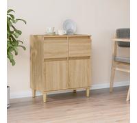 vidaXL Sideboard Sonoma Oak 60x35x70 cm Engineered Wood