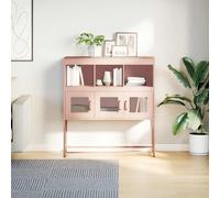 Sideboard Cabinet Kitchen Storage Cupboard w/ Doors & Compartments Buffet Steel