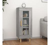 Sideboard Cabinet Kitchen Storage Cupboard with Glass Door & Compartments Unit