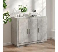 (concrete grey) vidaXL Sideboard Engineered Wood Indoor Side Cabinet Highboard Multi Colours