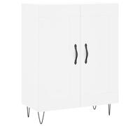 vidaXL Sideboard Storage Cabinet Sonoma Oak 69.5x34x90 cm Engineered Wood & Iron