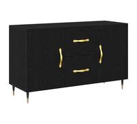 Sideboard Black oak 100 x 36 x 60 cm Engineered wood