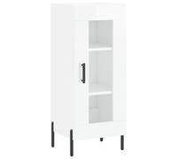 vidaXL Sideboard High Gloss White 34.5x34x90 cm Engineered Wood