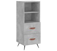 vidaXL Sideboard Concrete Grey 34.5X34X90 Cm Engineered Wood, Grey