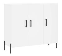 (white) vidaXL Sideboard Storage Cabinet Cupboard Side Cabinet White Engineered Wood