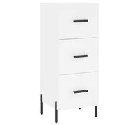 vidaXL Sideboard White 34.5X34X90 Cm Engineered Wood, White