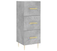 (grey sonoma) vidaXL Sideboard Storage Cabinet Cupboard Side Cabinet White Engineered Wood