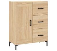 (sonoma oak) vidaXL Sideboard Storage Cabinet Side Cabinet Cupboard White Engineered Wood