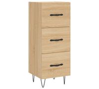 vidaXL Sideboard Storage Side Cabinet Cupboard Sonoma Oak Engineered Wood