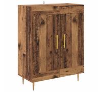 vidaXL Sideboard Old Wood 69.5 x 34 x 90 cm Engineered Wood and Iron