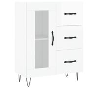 (high gloss white) vidaXL Sideboard Storage Cabinet Side Cabinet Cupboard White Engineered Wood